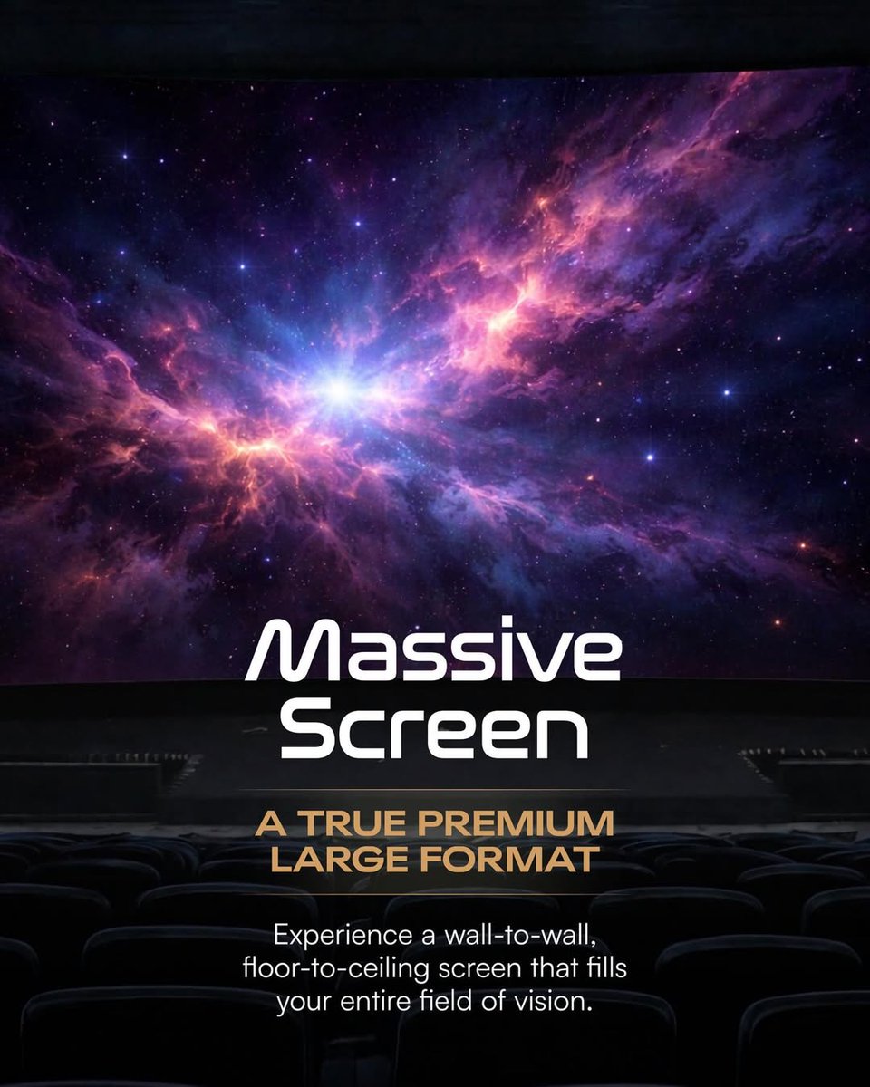 siddhu_viva's tweet image. Broadway Cinemas #Tiruppur 

📽️4 Screen Multiplex ~ With their own #PremiumLargeFormat #HyperX 

📽️#RGBLaser #DolbyAtmos 64 Channel

📽️Soft launch tomorrow with Poojai✌️

📽️Expecting all 4 screens a premium screens

#Cinemas #Theatres #Multiplex #CineMinds