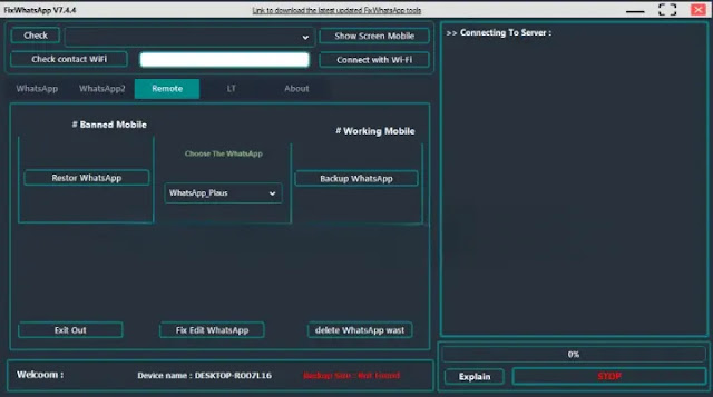 Fix WhatsApp Tool V7.4.4 No Need Login and License (Free Tool)

Tool Link: go.cyberslinks.com/r.php?id=ysw2SK

🆕 No Login Required (Completely Free Mode)
🆕 Improved Chat &amp; Media Recovery Speed
🆕 Support Added for iPhone 15 &amp; iOS 18
🆕 Advanced Crash Detection System