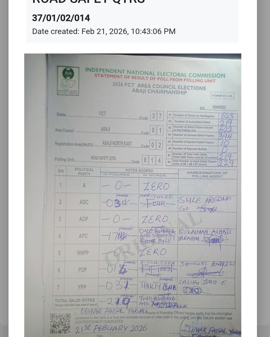 elgodme's tweet photo. @inecnigeria See what you announced. Are you proud of this crime?  Elections has become crime scene in Nigeria. https://t.co/Dk4tGuy39P