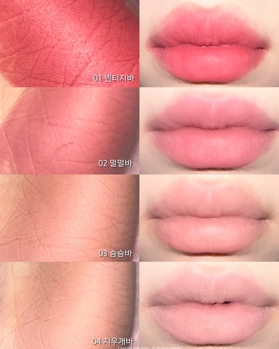 dav__S2's tweet image. #협찬

☁️AOU 매트바☁️

필터를 씌운 듯 입술 위에 블러리하게 덮어주는
#프라이밍 매트바 ♡ 작지만 입술 위에 착 붙어서 
입술 주름을 싸악 매워줘요 

밀림 없이 발리는 발림성 때문에 
치크로 발라줘도 넘 이쁘답니다…⋆˙⟡♡

프로모션 정보 
타래로 이어서♡