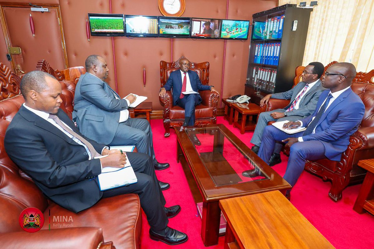ray_omollo's tweet photo. Hosted the leadership of The Church of Jesus Christ of Latter-day Saints, reaffirming the cordial working relationship between the State Department and the Church.

Our partnership continues to advance environmental conservation, notably through the distribution of fruit tree seedlings to Chiefs and Assistant Chiefs during the Chiefs' Climate Action Days. 

Over the past three years, the Church has donated 575,000 seedlings, with plans underway to scale up the initiative within the year.