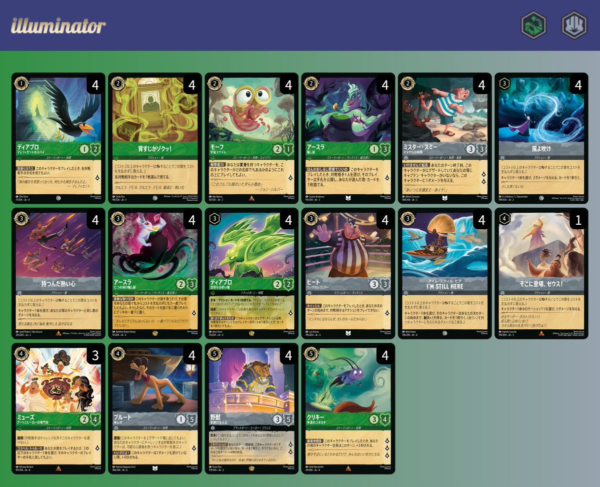 7+9弾環境滅茶苦茶たくさんデッキ回したな（画像のようなものも結構