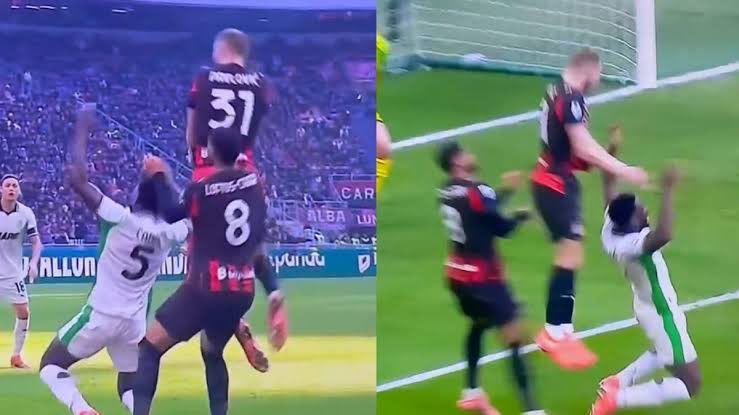 ❗️Tutti gli errati interventi #VAR contro il <a href="/acmilan/">AC Milan</a> in questa stagione:

Lecce-Milan: fallo fischiato a Gabbia sul gol di testa

Milan-Bologna: rigore inizialmente concesso per netto fallo di Skorupski, poi revocato al VAR

Milan-Pisa: mancato intervento per il netto fallo su