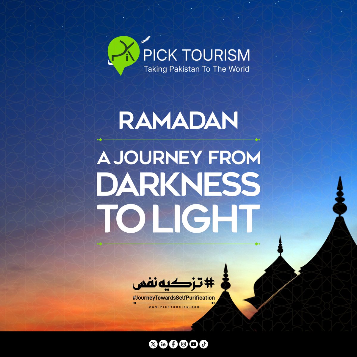 pick_tourism's tweet photo. Ramadan is a journey✨

🌐 https://t.co/igCmwLguG0
📞 +92 42 3541 5252
📍 73-Karim Block, Allama Iqbal Town, Lahore.
📧 info@picktourism.com

#picktourism #ramadan2026 #journeytowardselfpurification #divineblessings #sharmelsheikh https://t.co/ngMHkvmB7U