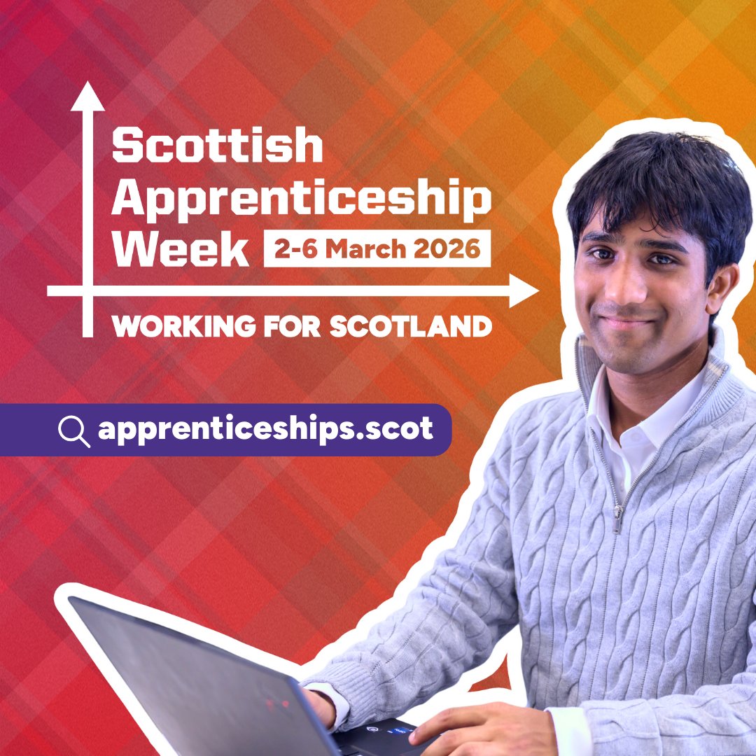 planitcareers's tweet image. Just one week to go! Scottish Apprenticeships are #WorkingforScotland by creating careers, boosting businesses, growing the workforce and delivering real returns. Find out more: Apprenticeships.scot #ScotAppWeek26
