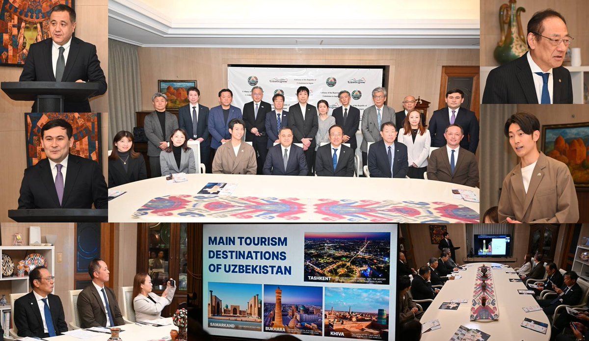ウズベキスタン大使館は、日本旅行業協会（JATA）と協力し、日本の主要