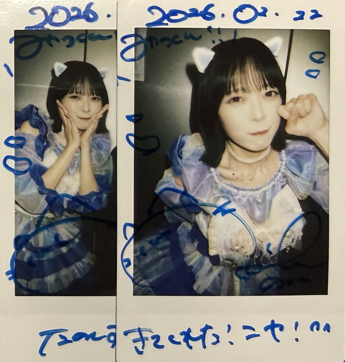 昨日のチェキ①です。 いつも大好きのりちゃん。 どうしてものりちゃん