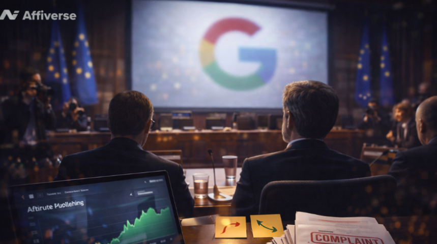 Europe’s top publishers vs Google’s AI search.

An antitrust complaint has been filed over AI Overviews.

If you rely on organic search, this matters.

Find out more in detail and why this matters:

affiversemedia.com/european-publi…

#AffiliateMarketing #SEO #AI #PerformanceMarketing