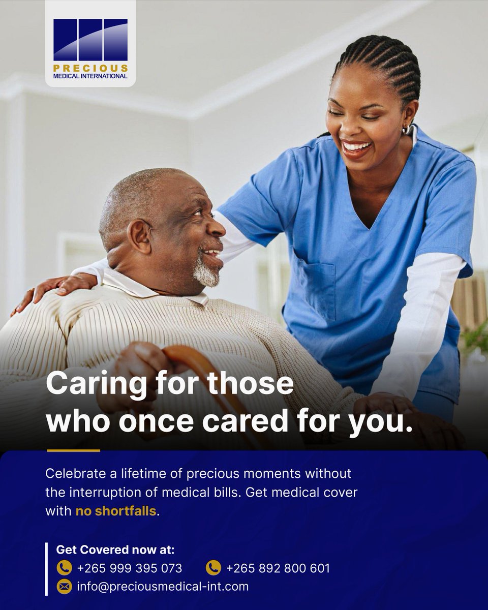 PreciousMedInt's tweet photo. Care that comes full circle.

#PreciousMedicalInternational #PMI #HealthInsuranceMW #FamilyFirst #GetCovered #PeaceOfMind #MalawiHealth https://t.co/AjQ4ESLW88
