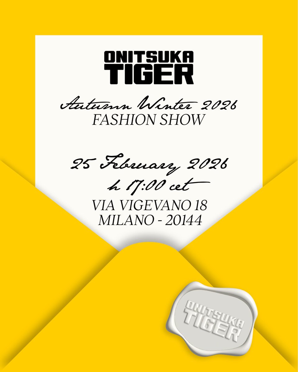 📢 แจ้งตารางการเทรนด์
Onitsuka Tiger Autumn Winter 2026 Fashion Show
(Milan, Italy)

꒰ <a href="/Hirunkit_/">Hirunkit Nani</a> ⊹ #hirunkit_ ꒱
─ #NaniHirunkitSchedule

𝗦𝘁𝗮𝗿𝘁 𝘁𝗿𝗲𝗻𝗱𝗶𝗻𝗴 :  เริ่มใช้ทันทีเมื่อสื่อหรือแบรนด์ลงรูปของนานิ

🔑: NANI READY FOR MILAN MFW26
#️⃣OnitsukaTigerAW26
