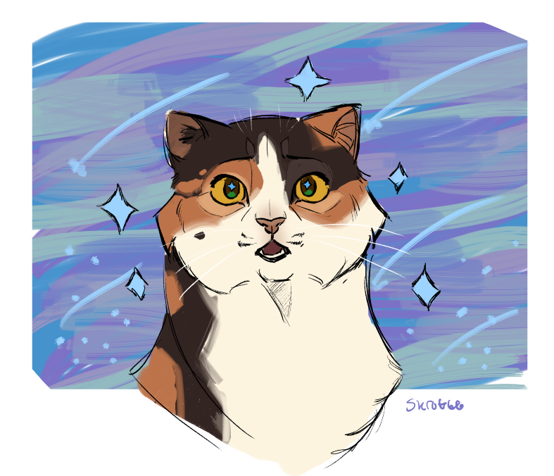 skrot66's tweet photo. lazy redraw of that one warriors comic panel of spottedleaf #warriorcats #spottedleaf https://t.co/MsiXzHlYnJ