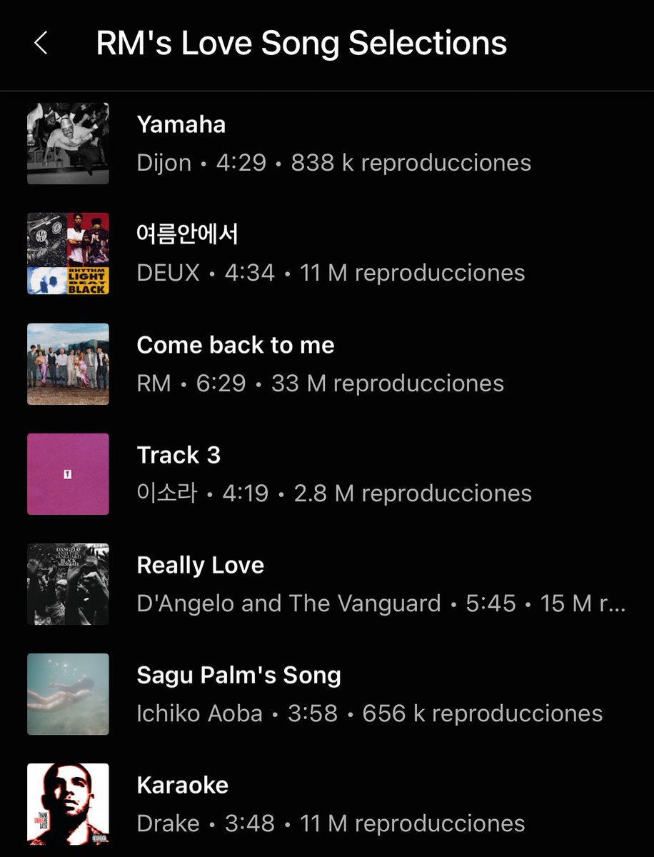 [INFO] #RM has been added new songs to Youtube Playlist “Love Song Collection”

“What is your love Song?”
✅ music.youtube.com/playlist?list=…
#whatisyourlovesong