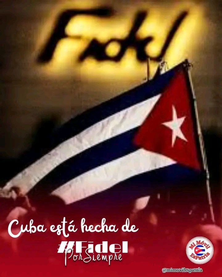 Mi #CubaSoberana porque además #CubaEstáFirme. Es innegable que #FidelViveEntreNosotros 👇👇 #100AñosConFidel 🇨🇺