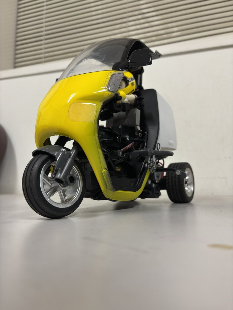 ダンシングライダーのボディをジャイロキャノピーに替えるプロジェクト