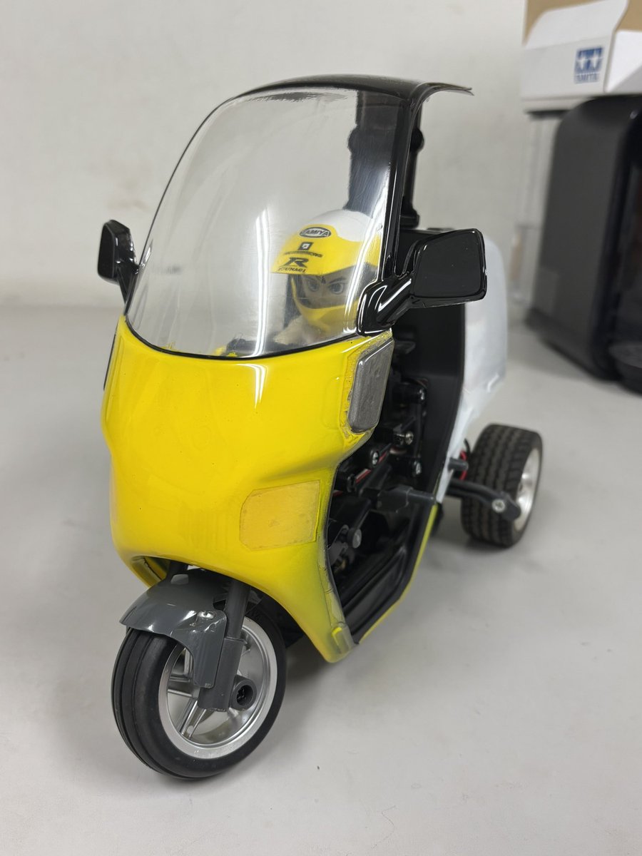 ダンシングライダーのボディをジャイロキャノピーに替えるプロジェクト