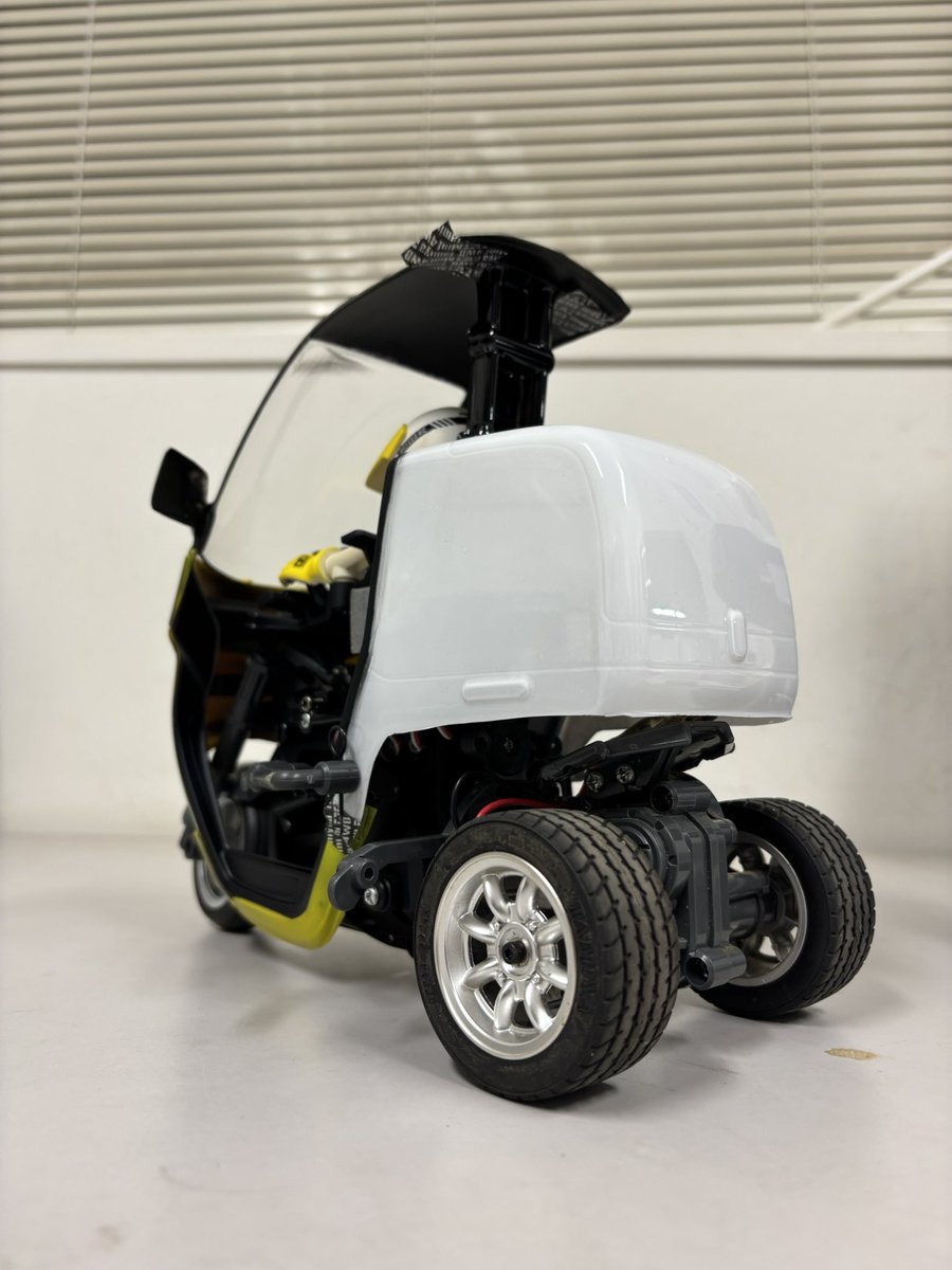 ダンシングライダーのボディをジャイロキャノピーに替えるプロジェクト