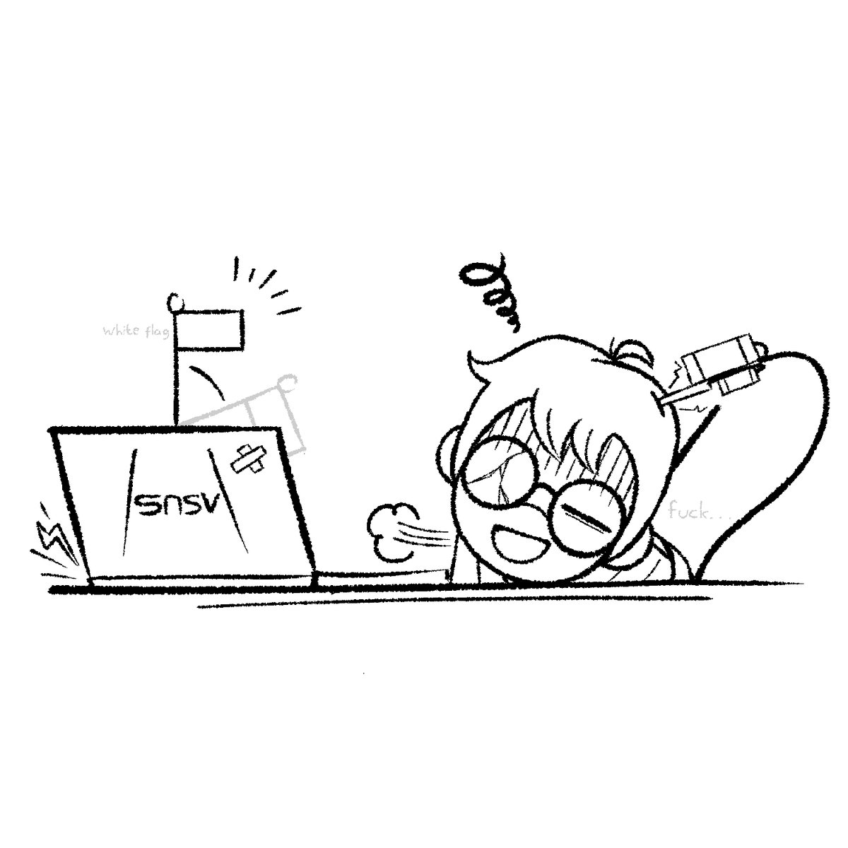 Be me:
- Almost admitted to hospital because of severe diarrhoea for weeks
- Failed the exam because I was dying 
- Laptop (my life blood) finally decided to succumb to old age

Well, at least that's all... right?...