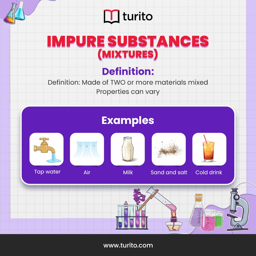 turitoaus's tweet photo. Pure or Impure? Know the difference! ✨ Class 9 Chemistry made relatable with examples from YOUR kitchen! This is so easy! 🎯

👉 Link https://t.co/uKhXMxIYe3

Is milk pure or impure? Comment your answer! 🥛

#TuritoLearning #PureSubstances #Chemistry #ChemistryBasics https://t.co/707j55YsGS