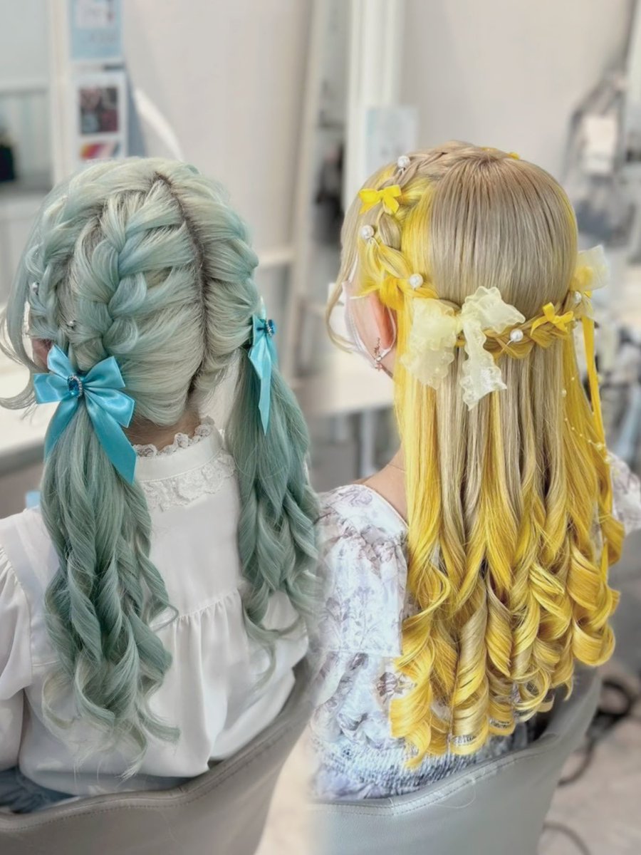 hairset_mint's tweet photo. 推し色全開🌈へあめ.｡.♡:*･ https://t.co/zRG1hjWgqZ