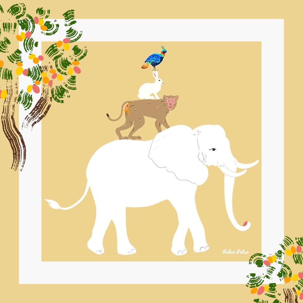 RelaxPetso's tweet photo. The Four Harmonious Friends: it is said that wherever they are, peace and harmony will be there too. 

💛 Print the Four Harmonious Friends by Relax Petso here:
https://t.co/nbwIFW0Njv

💛 All links here:
https://t.co/SSpFEYxq11

#peace #harmony #relax https://t.co/7ybvs4fFmI