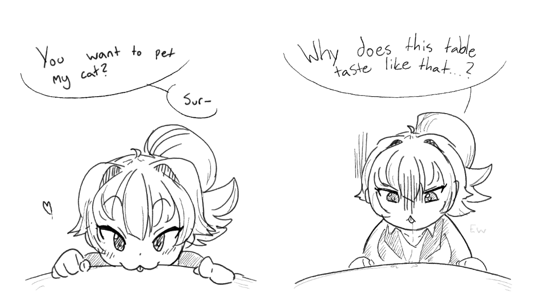 stupid thought I had about the SFW cat thing