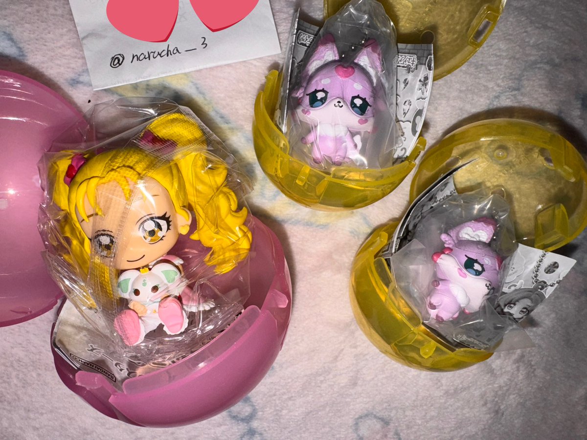 ___narucha3's tweet photo. ガチャガチャ交換

譲）プリキュアオールスターズ　
ぎゅーこっと　シャイニールミナス
求）同シリーズ　キュアブラック

譲）名探偵プリキュア！名探偵スイング1
マシュタン
求）���シリーズ　キュアアルカナ・シャドウ
　　4枚目　キュアキッス

誰でもお気軽にコメントください🙆🏻‍♀️ https://t.co/HwSc75iFU4