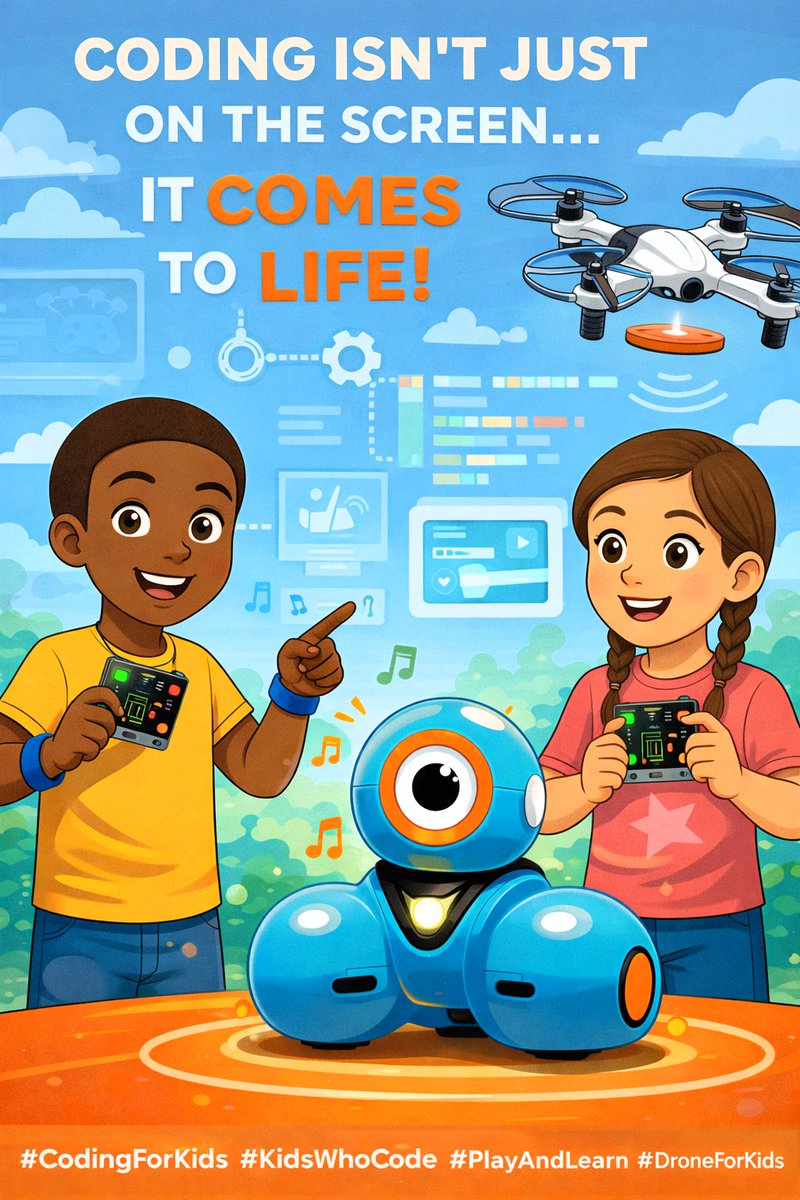 coding4kids_ph's tweet photo. Code that MOVES!🚀

Kids use microcomputers &amp; drones to make lights blink, sounds play, and drones fly.

Hands-on coding builds creativity &amp; problem-solving. Less just playing, more creating!

https://t.co/URY2noCnVq

#codingforkids #playandlearn #kidswhocode #makati #bgc #pasig https://t.co/elxGeT3DEH