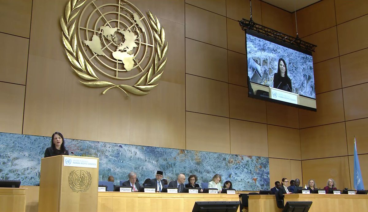 « C'est maintenant à nous, à vous, d'agir.

Votre soutien.
Votre leadership.
Votre position de principe.
Votre coopération interrégionale.

Pour défendre ces principes, nos droits humains communs et universels. » 

- <a href="/UN_PGA/">Annalena Baerbock</a> lors de l'ouverture du #HRC61