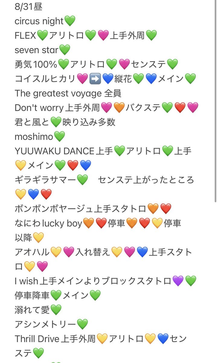 buu1287's tweet photo. 728👦🏻 🎥  🗺⛵️ み🐐
⑧/③⓪ ⑧/㉚🌇🌉⑧/㉛ ⑧/③① 🌇　🐿ト 

西🎌 o西🌠 長o 道🌿 高🌉 🗻原 o🌉
❤️🧡💛🩷💜💙💚 https://t.co/TpeIeXCHAm