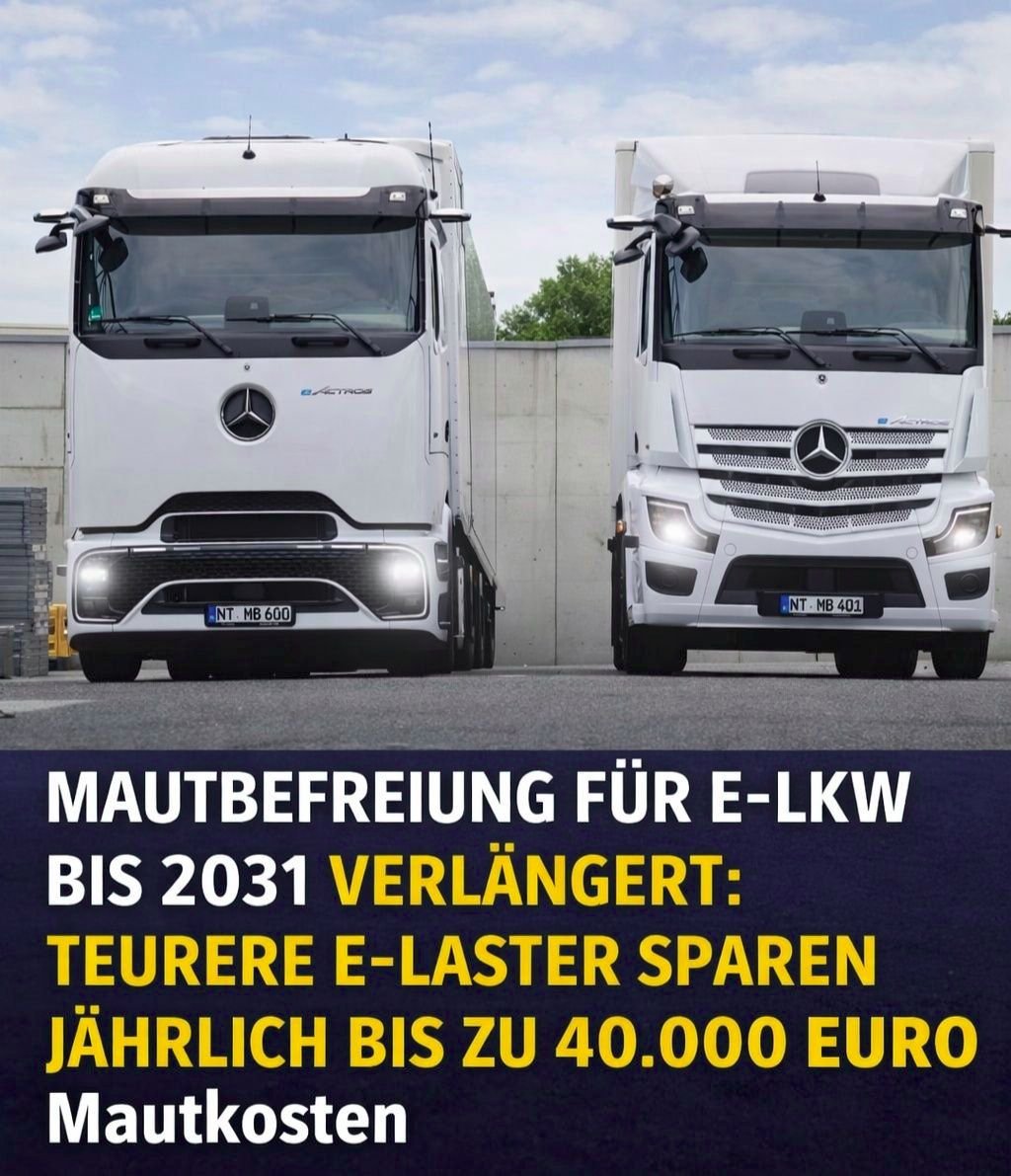 Gedanken eines Brummi -Fahrer:

40.000 Euro Unterschied – und keiner redet über den verdammten Parkplatz!

Ich sitze am Küchentisch, schlürfe meinen Kaffee und lese die neueste Berliner Perle: Der Bundestag verlängert die Mautbefreiung für E-Lkw bis 2031.

Für die meisten klingt