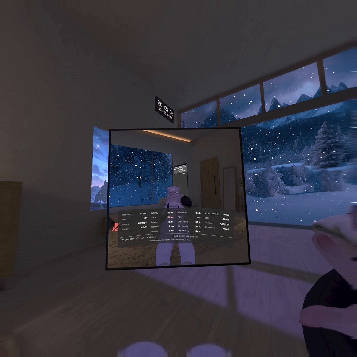 PICO connectでIntel Arc動かないって聞いてたけど無事起動！！！！

新品36800円のARC B570でVRAM10GB得られるのはコスパ最強なのでは…！！

しかもIntel Arcってビデオエンコードすげぇ得意だからVR向けグラボかもww
そこらへんも検証してく！

#VRChat