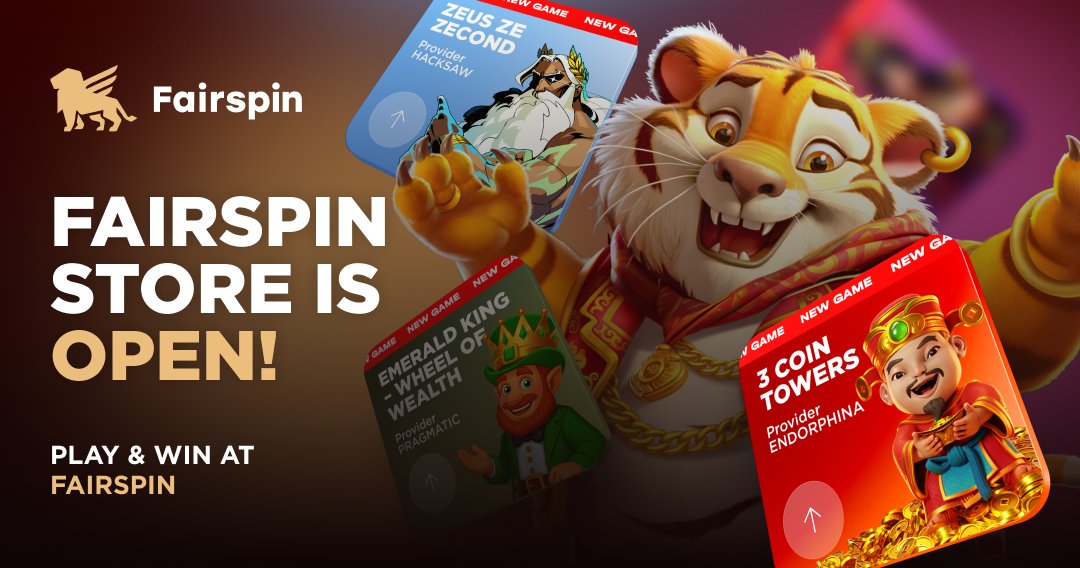 🎰Desbloqueia Free Spins com os teus TFS🎰
Transforma os teus tokens TFS em Free Spins na Fairspin Store💎

⚡Zeus Ze Zecond (Hacksaw)
💚Emerald King (Pragmatic)
🐯Lucky Tiger Gold (Pragmatic)
👑Queen Of The Shogun (Spinomenal)
🏰3 Coin Towers (Endorphina)
fairspin.cc/TW2026_01