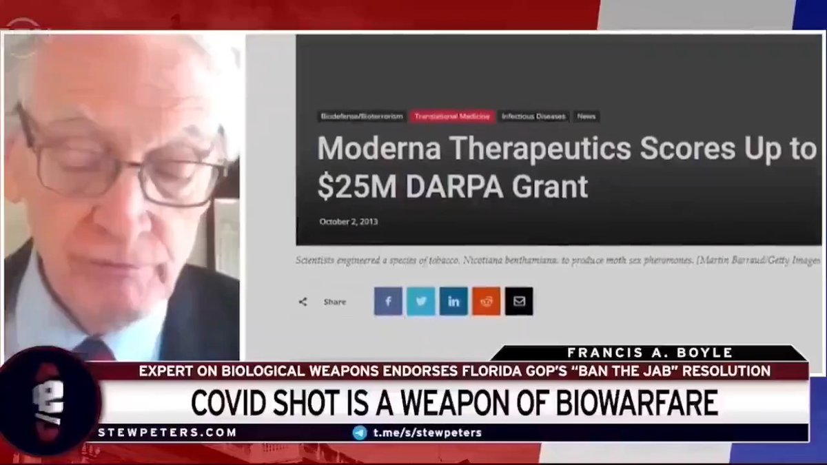 thehealthb0t's tweet photo. Just days after Prof Francis Boyle agreed to testify against Bill Gates &amp; Albert Bourla over the deadly COVID mRNA shots...he was FOUND DEAD.

Boyle authored the US Bioweapons Act &amp; called the mRNA injections 'Bioweapons &amp; Franken-Shots.' https://t.co/MMGBoKXa9Y