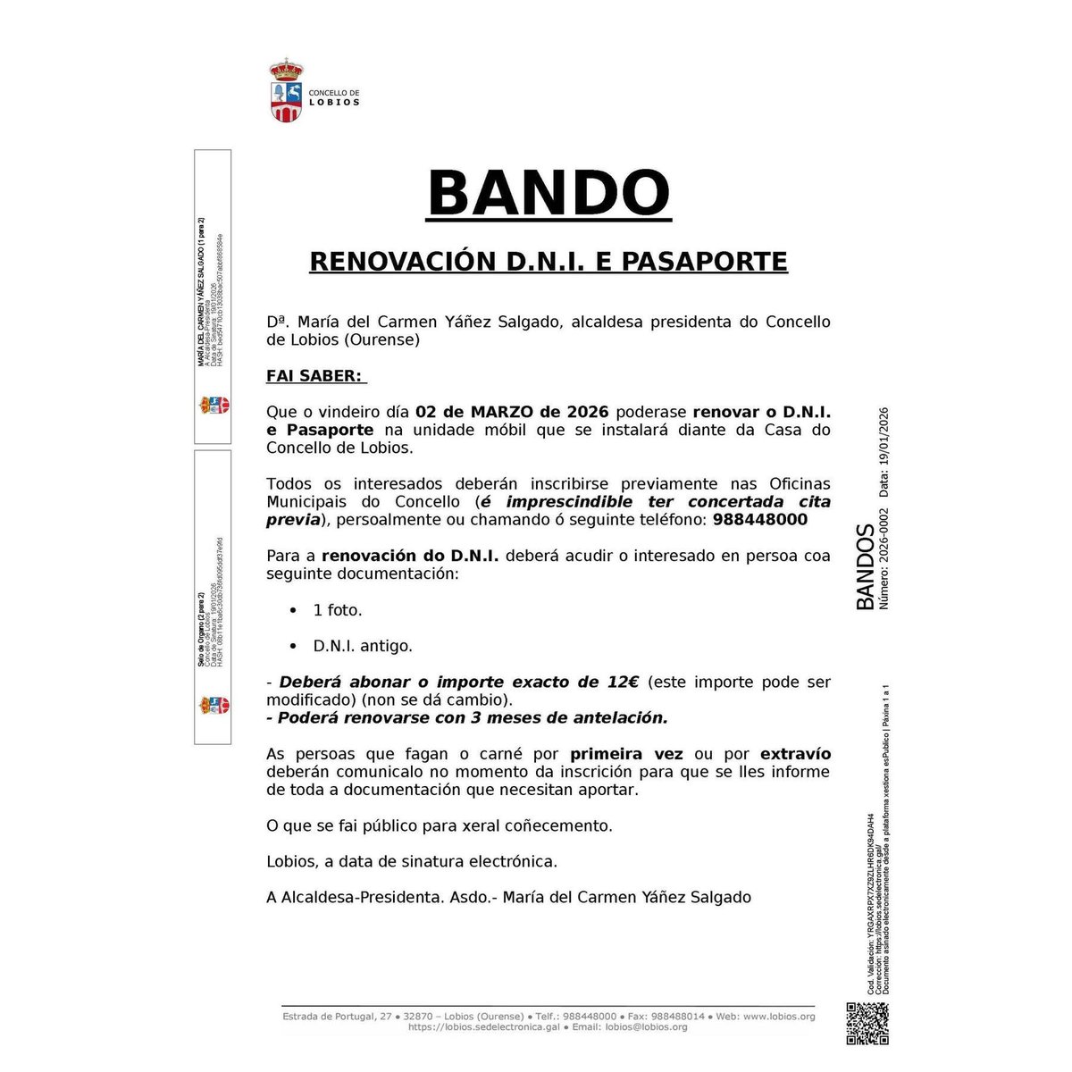 Concello de Lobios tweet media