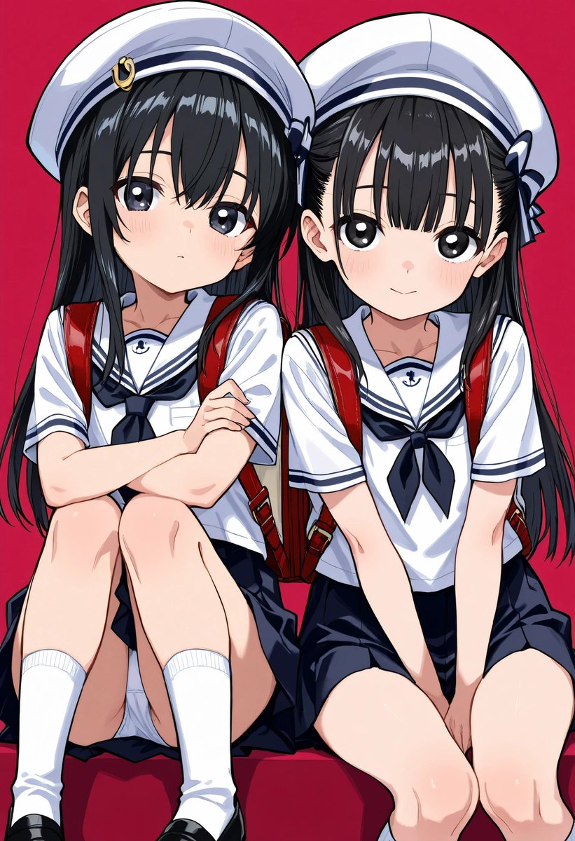 双子ちゃん」② ①のキャラをいじってたら出た子。 別に新キャラにする