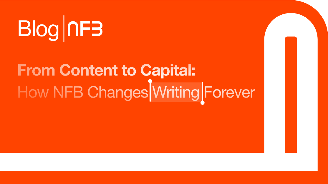 Are you ready for your first NFB? 

Traditional publishing is becoming history. No more high commissions or waiting months for payments. With NFB, you gain true ownership and automated royalties from every sale, forever. 

The future of publishing is almost here. Stay tuned! ⌛️