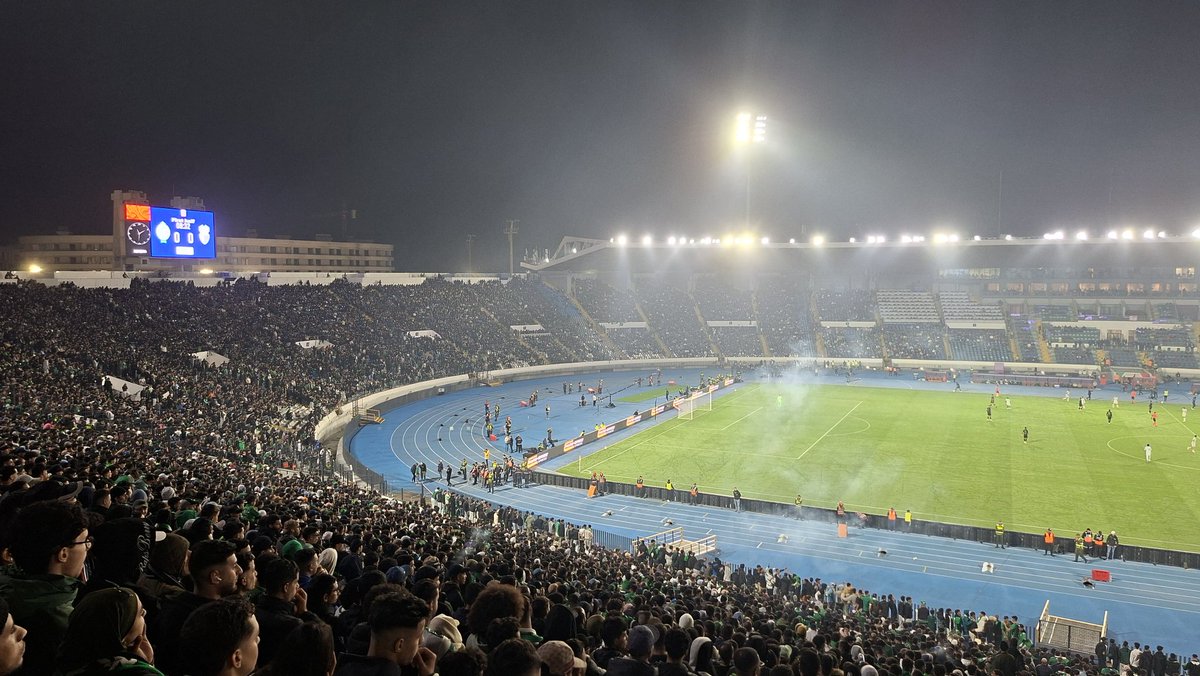 MatousKrecl's tweet photo. Včerejší @DestinaceFotbal 🇲🇦

Raja Casablanca - Ittihad Tanger

Na zápas jsem se těšil hlavně kvůli věhlasným domácím ultras a jejich bouřlivé atmosféře. Stalo se samozřejmě to, že z nějakého důvodu vůbec nefandili 😅. 

#groundhopping https://t.co/e1vAjNDkgq