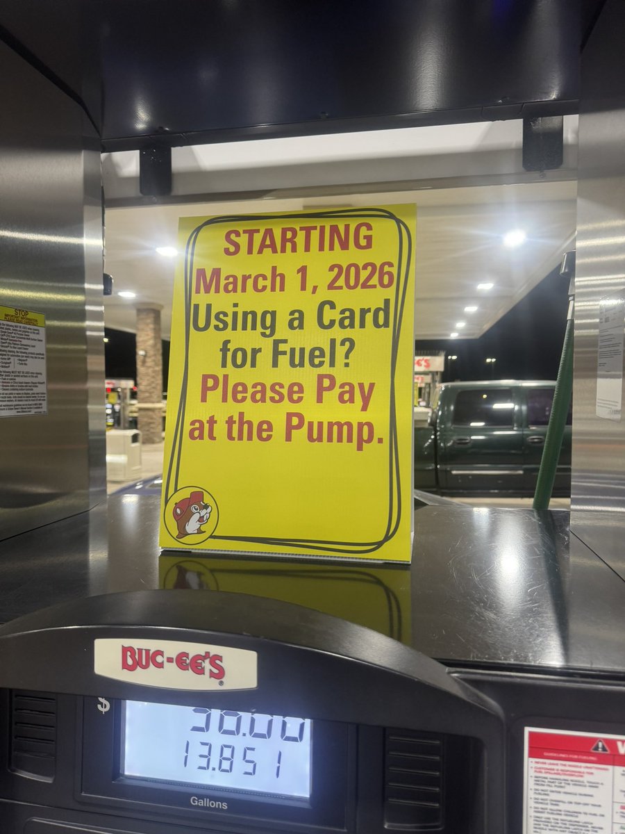 Chandra7780's tweet photo. @BuceesUSA are you going to stop the hold on our cards starting March 1, 2026 for enforcing this? https://t.co/uX6lefcqex