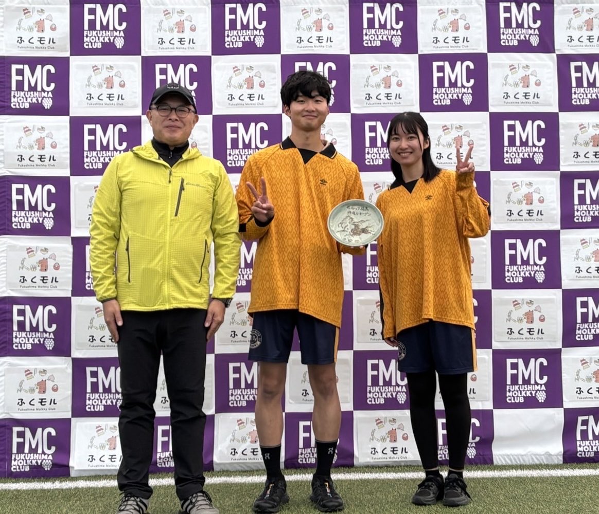 HM_2000421's tweet photo. モルック福島浜通りオープン

🥈準優勝🥈

奇跡のようなラッキーが重なり決勝までいけましたが、決勝は2人してボロボロでした、、！
決勝でいつものプレーができるメンタルが必要ですね

福島みんなあたたかくて楽しかった〜☺️ https://t.co/LZ7E63rOx2