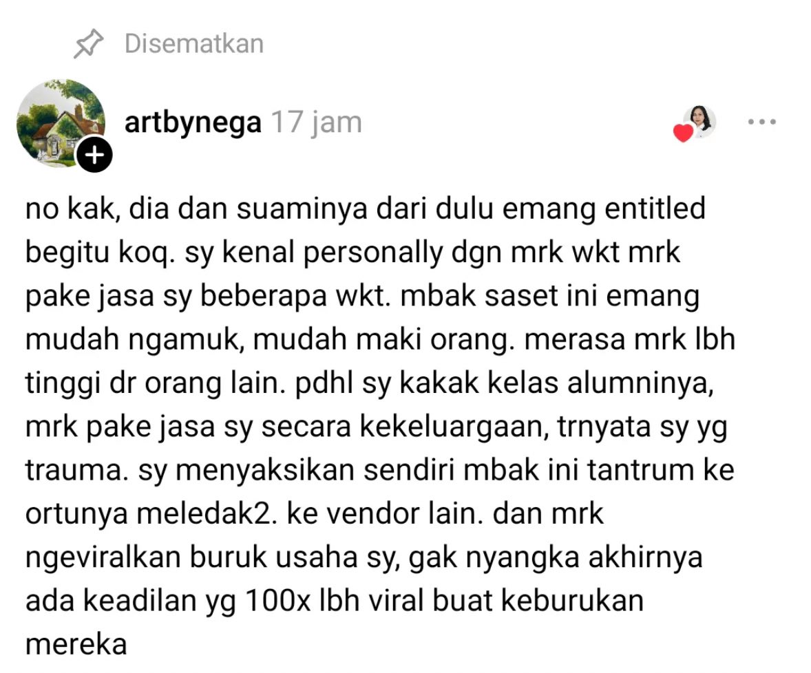 Awalnya mau bikin cuitan:

“Jangan salah milih pasangan”

Tapi ternyata, kasus LPDP yang viral adalah contoh pasangan yang saling melengkapi.

“You attract what you are”

Sama sama entitled, sang istri emang sakit, dan butuh bantuan. Tapi keluarga ga ada yang support, berarti