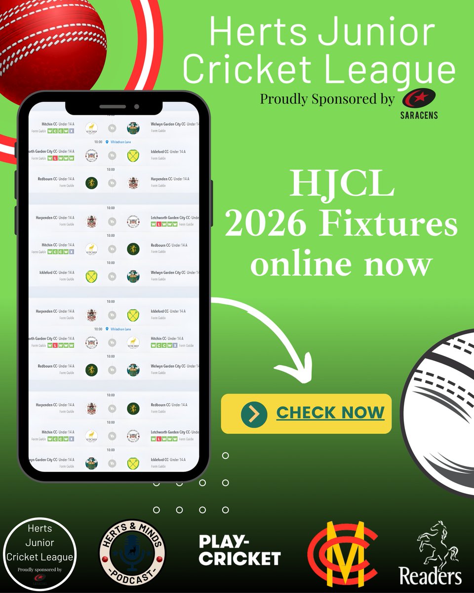 Herts Junior Cricket League tweet media