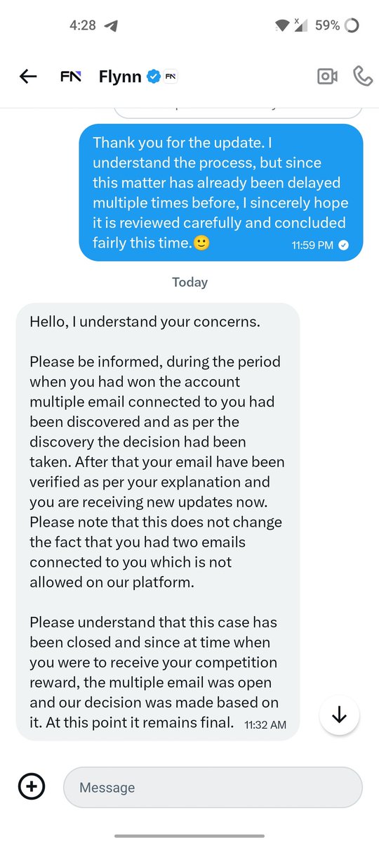Dawood17457's tweet photo. I played the competition won a $50K funded challenge on my KYC verified account with purchases made yet my reward was denied.Policies should protect fairness,not deny earned rewards.@FundedNext @Flynn3624 #PropTrading #TraderRights #TradingCommunity #TraderVoice #TraderAwareness https://t.co/FWJaDcyfpF