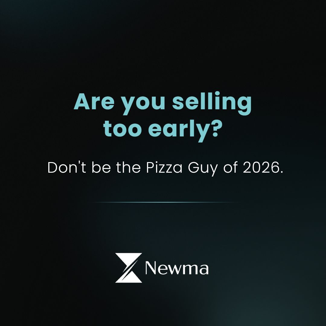 Newma_Capital's tweet photo. The $600 Million Mistake.
In 2010, Laszlo Hanyecz spent 10,000 BTC on two pizzas. Then: $41. Now: $600,000,000+.
Never trade a scarce asset for a depreciating one unless you absolutely have to.
Don't be the Pizza Guy of 2026.
#Newma #bitcoinpizzaday #bitcoin #hodl https://t.co/a89Mikl6DX