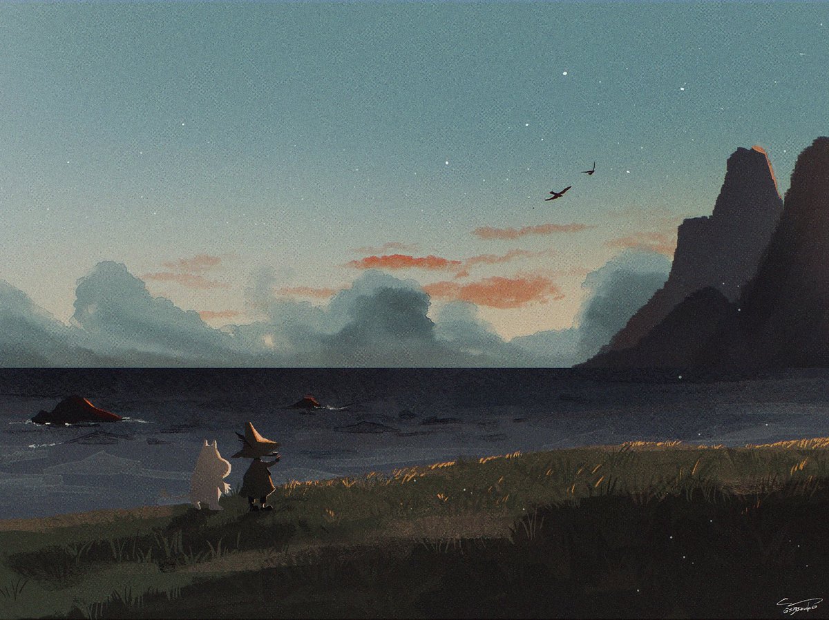 ぼくはあの向こうへだっていけるのさ
たとえ、海の果てまでだってね