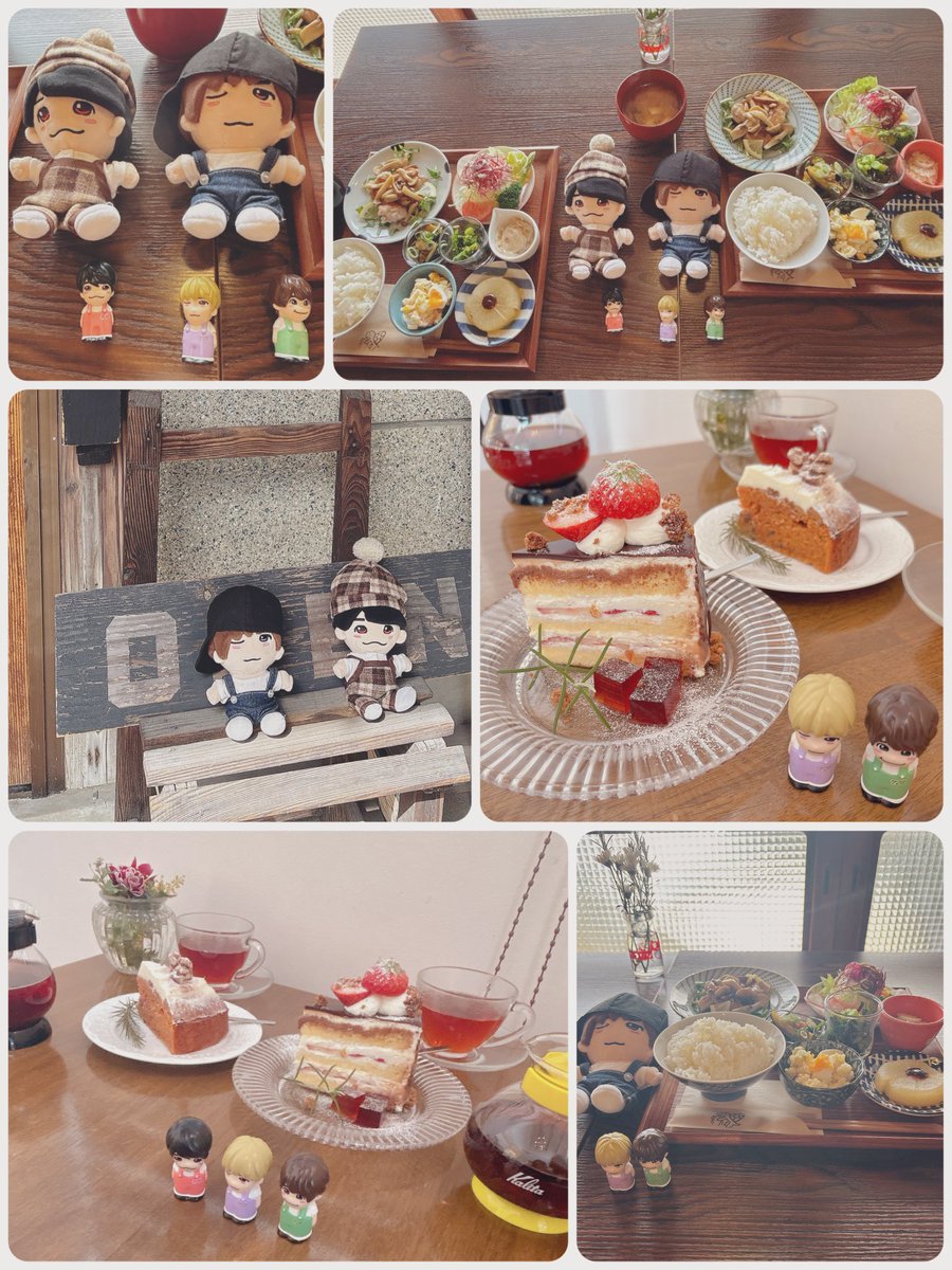 初めましての❤️ちゃんとlunch＆cafe𓂃𖠚ᐝ
お隣の県、やっとお会いできて嬉しかった⸜(*ˊᗜˋ*)⸝

ランチや❤️ちゃんおすすめの紅茶専門店で食べた
ケーキと紅茶もおいしかった🫶💕

そしてなにわ男子の話沢山できて楽しかった❤️💜

四国のなにふぁむさんの輪が広がって嬉しいなぁ♪