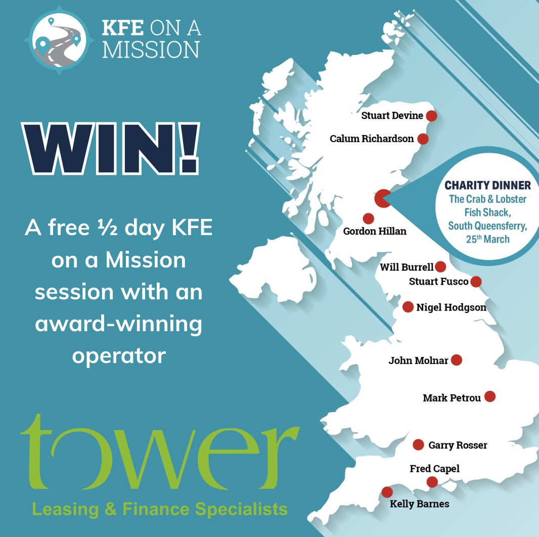 KFELtd's tweet photo. Win a 1/2 day KFE on a Mission training session courtesy of our finance partner @towerleasingltd 🤩
Head over to our Facebook or Instagram pages for details.
#kfeonamission #kfe #fishermensmission #training #fundraising #towerleasing #win https://t.co/OcSJI6fZF7