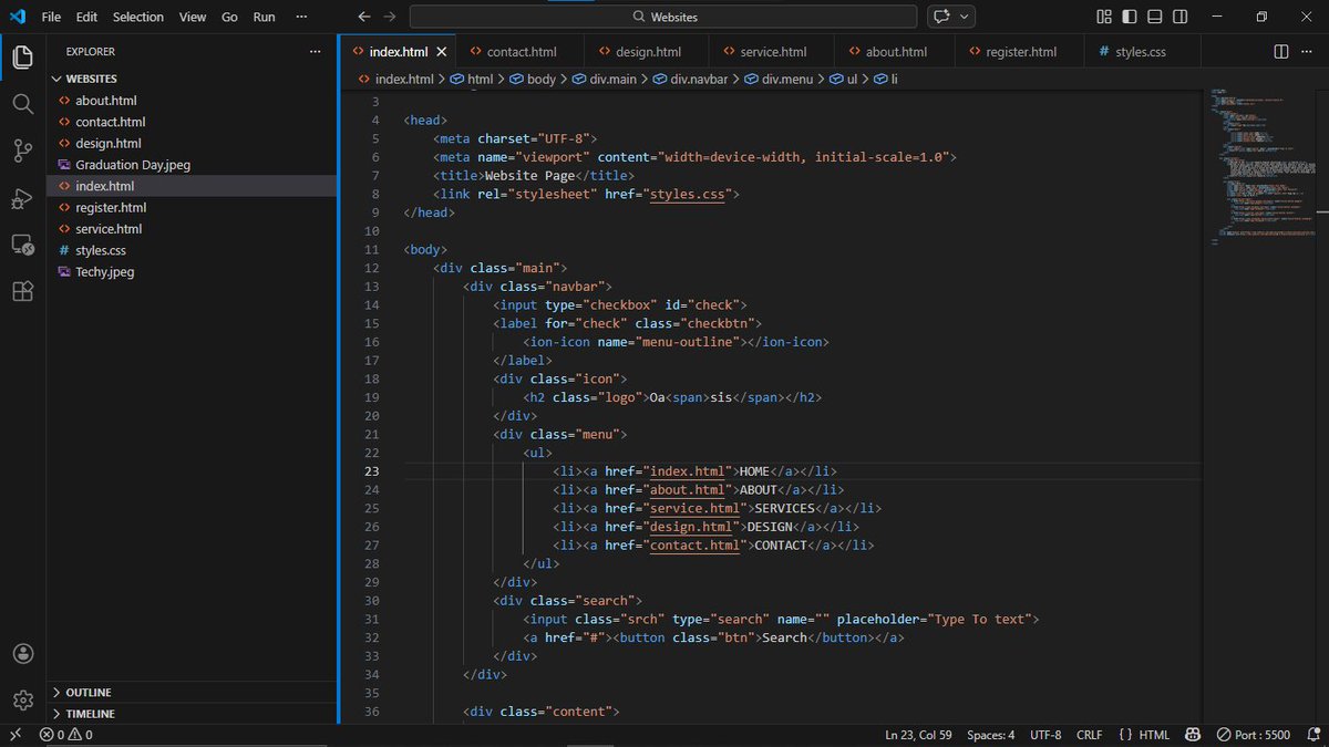 AnghiEric29414's tweet photo. I built my first website! 📷
It wasn’t easy, but every challenge helped me learn something new.
Built with Visual Studio Code 📷
Excited for what’s next!
#VSCode #WebDev #BeginnerJourney #Oasis #sandlip https://t.co/dhTUTV9IoU