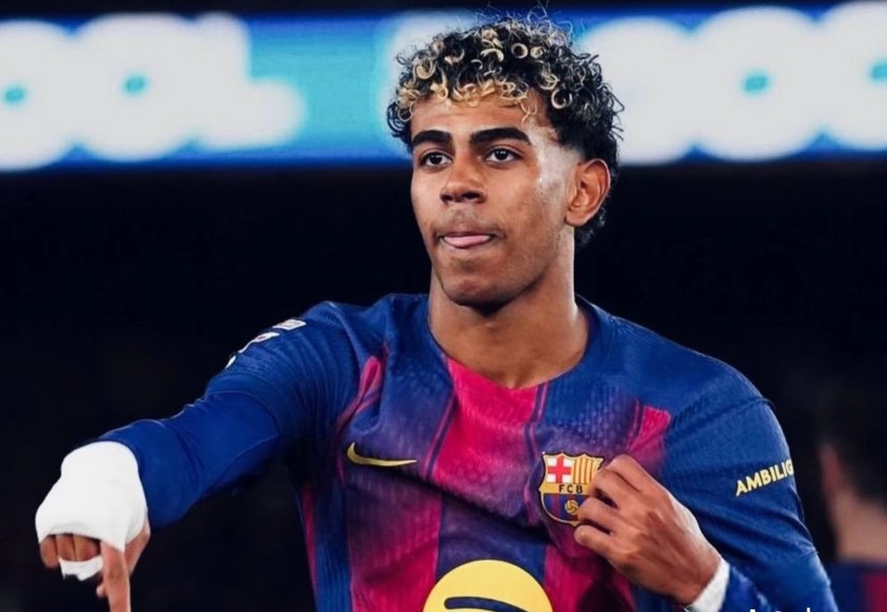 Well… I'm not even soliciting for Lamine Yamal central move again