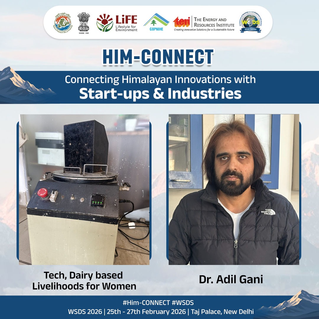 moefcc's tweet photo. 𝗧𝗲𝗰𝗵, 𝗗𝗮𝗶𝗿𝘆 𝗕𝗮𝘀𝗲𝗱 𝗟𝗶𝘃𝗲𝗹𝗶𝗵𝗼𝗼𝗱𝘀 𝗳𝗼𝗿 𝗪𝗼𝗺𝗲𝗻

Empowering women through technology-enabled dairy processing. Dr. Adil Gani of University of Kashmir will present Tech, Dairy based Livelihoods for Women at #HimCONNECT.

#WSDS

1/2 https://t.co/tkctgQ7Zrc