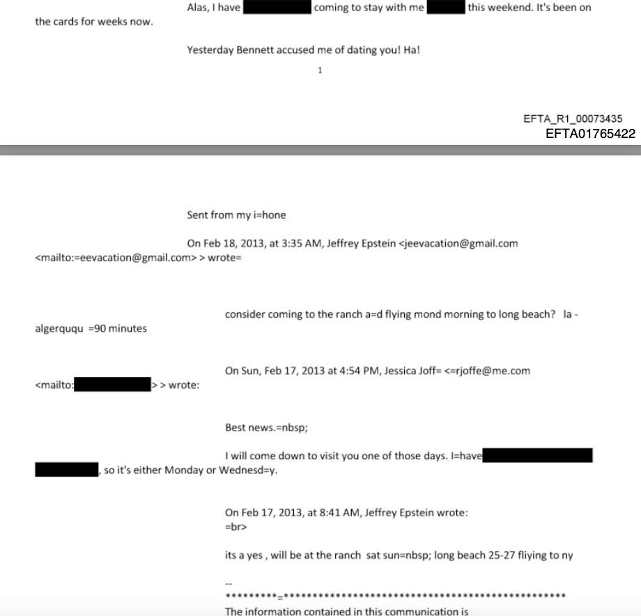 Der Deutsche Sumpf 

was für eine kleine Welt, oder?
🗞 Tochter des Zeit-Herausgebers datete Jeffrey Epstein

Jessica Joffe ist die Tochter des ZEIT-Herausgebers Josef Joffe.
Sie datete ihn, war auf Epsteins Insel, schlief in seinem Apartment und nutzte mehrfach sein Netzwerk.